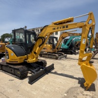 Excavatrice hydraulique d'occasion Komatsu PC40 polyvalente de 4 tonnes, excellente capacité de nivellement, fonctionnement fluide