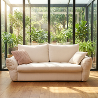 Modernes Cloud Modulares Verstellbares Ecksofa L-förmiges Wohnzimmer Schlafsofa mit Stauraum
