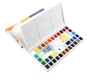 <span class=keywords><strong>Marie</strong></span>'s College-Grade 36 Couleurs Aquarelle Solide Set 18/24/48 Couleurs Papier Toile Verre Peinture 48 Couleurs Boîte Plastique - Product Image 5