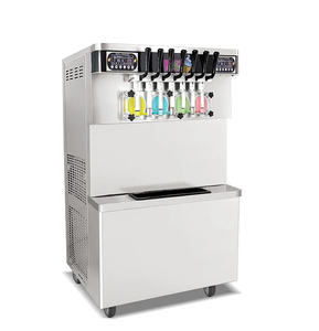 ขายดีเป็นเทน้ำเทท่า คุณภาพสูง แช่แข็งได้ รักษาความสดใหม่ 7 รสชาติ เครื่องทำไอศกรีมแบบนุ่ม/อัตโนมัติ/โยเกิร์ต - Product Image 3