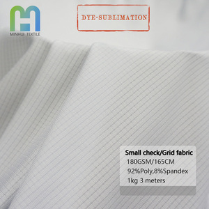 Bán Buôn Dryfit Thể Thao Poly Lục Giác Lưới Vải Jersey Bóng Đá Vải Trắng Cho Thăng Hoa Bóng Bàn Drifit Áo Thun - Product Image 2