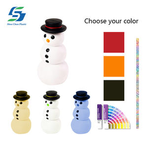 All'ingrosso personalizzato pupazzo di neve palla antistress PU schiuma di natale tema di ansia giocattolo stampato Logo inverno Wonderland regalo promozionale - Product Image 3