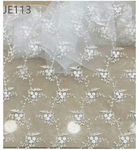 Оптовая продажа, фабрика <span class=keywords><strong>Tokay</strong></span> аппликация, сетчатая вышитая Цветочная французская кружевная тюлеевая ткань - Product Image 3