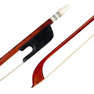 NAOMI profesional madera agudos <span class=keywords><strong>Viola</strong></span> <span class=keywords><strong>da</strong></span> <span class=keywords><strong>Gamba</strong></span> arco de violín estilo barroco 4/4 ébano Rana arco - Product Image 5