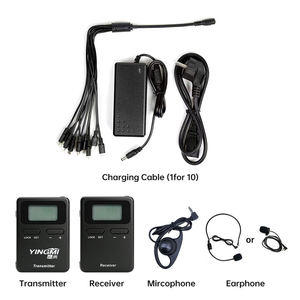 ระบบไกด์นำเที่ยวไร้สาย Yingmi Compact ระยะ 200 ม. ระดับการกันน้ำ IPX-1 ตอบรับอัตโนมัติ รับประกันตลอดอายุการใช้งาน สำหรับงานขนาดใหญ่ - Product Image 4