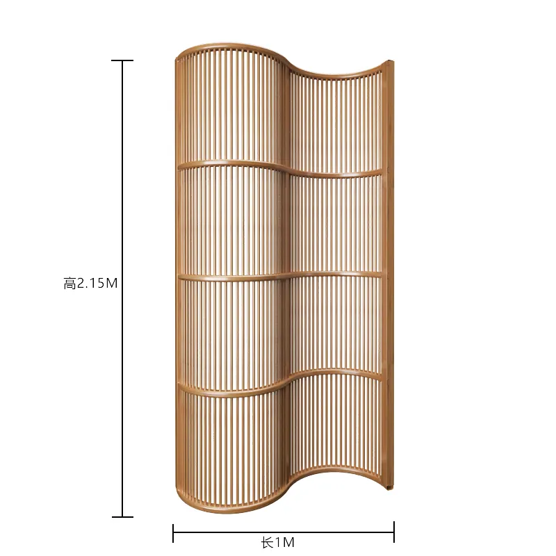 Bamboo fancy classic divider wall panels wave for birth drawing soggiorno pieghevole-mobile-divisorio-schermo-per-stanze