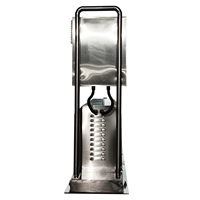 Machine de dispersion d'émulsion de cisaillement élevé de canalisation à trois étages sanitaire d'acier inoxydable