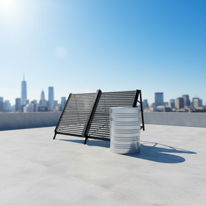 Colector Solar de Tubos Evacuados de Bajo Costo para Edificios Comerciales y Escolares, Colector Solar de Tubos Evacuados de Alta Eficiencia Térmica JR-1 - Product Image 5