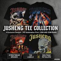 T-shirt à manches courtes pour homme, style streetwear décontracté, 100% coton écologique 200g, imprimé numérique, lettres vintage, fabrication sur mesure