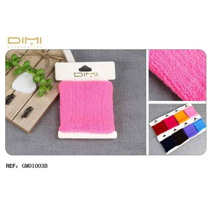 Wide colored elastic bands (24 pcs) - Hair and fashion accessories
