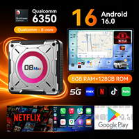 Boîtier AI réseau 5G pour BMW, puce Qualcomm 6350, adaptateur sans fil CarPlay Android Auto pour BMW X3 X5 X7 Série 3 5 7, Netflix YouTube