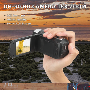 Máy quay video kỹ thuật số độ nét cao DH-90 với zoom quang học 16X và màn hình hiển thị 2.7 inch đầy màu sắc Cảm biến hình ảnh CMOS - Product Image 2