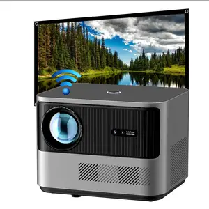 Rigal RD-501 smart tablet Projector wifi bluetooth low price tv 4K mobile connect multimedia enclosed Projector