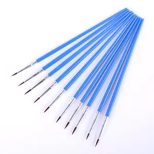 small Round tip High Quality Cheap Price Wholesale Watercolor Fine Line Paint Brush Artist Painting Art supplies