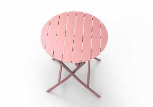 Mesa Plegable de Aluminio Resistente a la Oxidación de Diseño Europeo de Lujo, Muebles de Restaurante, Hotel, Hogar, Bar, Villa, Uso en Exteriores, Apilable - Product Image 2