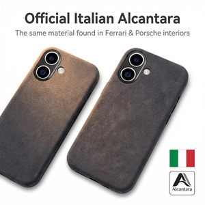 Funda para <span class=keywords><strong>iPhone</strong></span> 16 Plus en Alcántara Italiana, Lavable, <span class=keywords><strong>Precio</strong></span> de Fábrica, Estilo Interior de Superauto - Product Image 4
