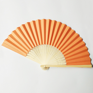 Bonito Diseño, 21 cm, 8 Pulgadas, Económico, Mango de Bambú, Impresión en Seda Blanca, Abanico de Mano de Bambú para Novia, Boda, Fiesta - Product Image 3