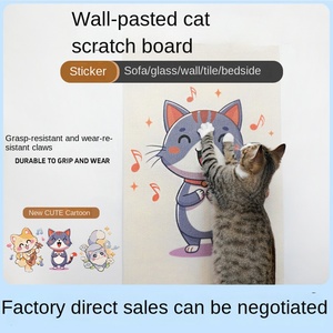 Rascador Vertical para Gatos con Diseño de Dibujos Animados, Montable en Pared, Material de Fieltro Resistente al Desgaste, Juguete para Gatos - Product Image 5