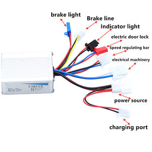 Kit <span class=keywords><strong>Moteur</strong></span> CC à Balais Électrique pour Moto 12V 24V 36V 250W 350W MY1016 à Bas Prix avec Contrôleur - Product Image 4
