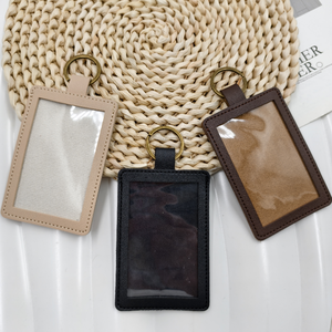 Porte-badge <span class=keywords><strong>photo</strong></span> vertical avec porte-clés <span class=keywords><strong>en</strong></span> cuir PU, protège-<span class=keywords><strong>photo</strong></span> souvenir, porte-cartes <span class=keywords><strong>photo</strong></span>, porte-clés - Product Image 2