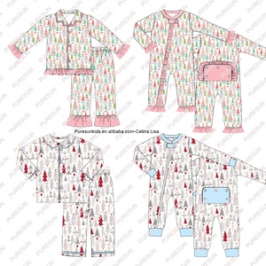 Puresun all'ingrosso vestiti per ragazze di natale di fascia alta Santa applique toddler girl outfit vestiti invernali personalizzati per <span class=keywords><strong>bambina</strong></span> - Product Image 6