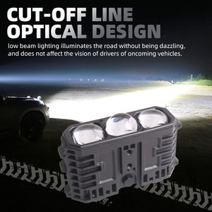 Sanvi S30 Spot Led Double Ventilateur Double Faisceau 5500k Pilote Intégré Led Moto <span class=keywords><strong>Auto</strong></span> Driving Pod Lumière Auxiliaire - Product Image 4