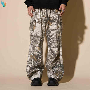 Pantalones de chándal holgados informales de gran tamaño con estampado de piernas rectas extra completo de <span class=keywords><strong>primavera</strong></span> y logotipo personalizado para hombre - Product Image 1