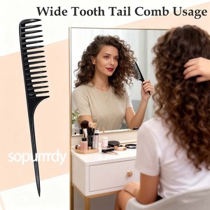 Custom Logo Hair <b>Brush</b> Comb Luxury Friendly Nourishing Daily Use Gentle Anti Static Boar Bristle <b>Wooden</b> Paddle Detangling <b>Brush</b> - Product Image 4