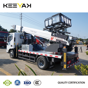 Camion aérien FOTON 4x2 200KG Euro <span class=keywords><strong>2</strong></span> à Euro 6 camion à godet élévateur camion de travail à haute altitude monté sur plate-forme de travail aérien personnalisée - Product Image 5
