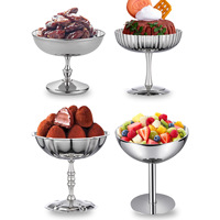 Tazón de Helado de Acero Inoxidable 304, Copa Premium para Pudín, Vaso para Postre, Vajilla de Grado Alimenticio para Hotel, Restaurante, Bar, Dulces