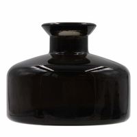 Flacon en verre diffuseur cylindrique CWM pour huiles essentielles – Personnalisable 100ml, 150ml, 200ml – Couleurs noir mat – Emballage pour parfums et huiles aromatiques givrées