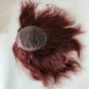 Remy Hair Women's <b>Toupee</b> & Wigs for Thinning Hair-Natural Wave PU Base 100% Hand Tied Soft Smooth Feeling Custom Made - Product Image 6