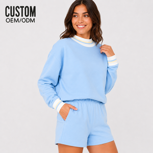 Womens Floral Print Patchwork Oversized French Terry <b>Fleece</b> <b>Sweatshirt</b> Varsity Hooded Custom Regular Casual Loungewear Cozy - Product Image 2