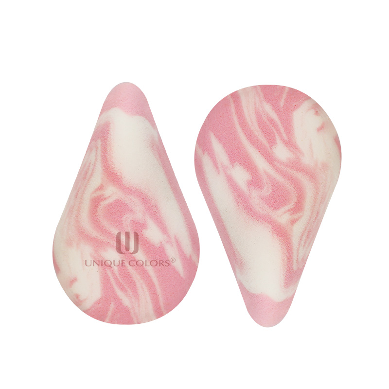 Éponge de maquillage rose en bois de cerisier