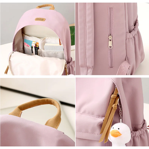 Wasserdichte Teenager-Schult asche All-Match-Rucksack Koreanische Version Einfache Aufbewahrung tasche Back to School Office Supplies Cute - Product Image 5