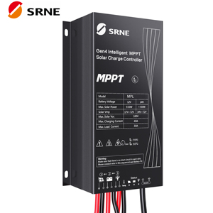 SRNE MPL2410 <span class=keywords><strong>12V</strong></span> <span class=keywords><strong>24V</strong></span> 10A 130/260W Max PV Li-ion focalisé, IP67 99.9% MPPT efficacité MPPT contrôleur de <span class=keywords><strong>charge</strong></span> solaire pour caméra CCTV - Product Image 1