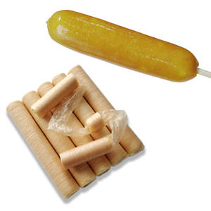 מעטפות קולגן מלאכותיות אכילות איכותיות לסיטונאות עבור נקניקיות, שקופות, קוטר 10-50 מ\\\"מ, אורך 15 מטר - Product Image 3