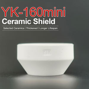 Capuchon en céramique blanche <span class=keywords><strong>YIK</strong></span> <span class=keywords><strong>YIK</strong></span> original YK160MINI coupe de retenue de buse pour les fournitures de soudage et de soudage au plasma - Product Image 6