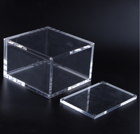 Boîtier de carte gameboy en acrylique transparent personnalisé avec couvercle magnétique