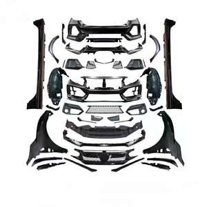 2025 होंडा नगर निकाय किट के लिए नई स्थिति एब्स बम्पर ऑटो पार्ट्स कार 3-पीसी फ्रंट होंठ - Product Image 5