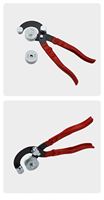 Pince plieuse manuelle pour tuyaux, plieuse professionnelle pour tubes de climatisation en cuivre, plieuse de conduites en acier inoxydable, outil de pliage de conduites de frein