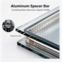 Espaciador de Aluminio Moderno 10A Antioxidante y Anticorrosión para Fabricantes de Vidrio Aislante, Precio de Fábrica al por Mayor, Tira de Separación de 10mm