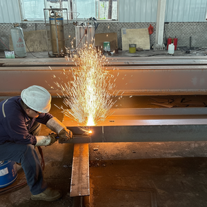 บ้านวิลล่ากลางแจ้งแบบสำเร็จรูปหรูหราบ้านโครงสร้างเหล็กหลังคาคลังสินค้า - Product Image 1