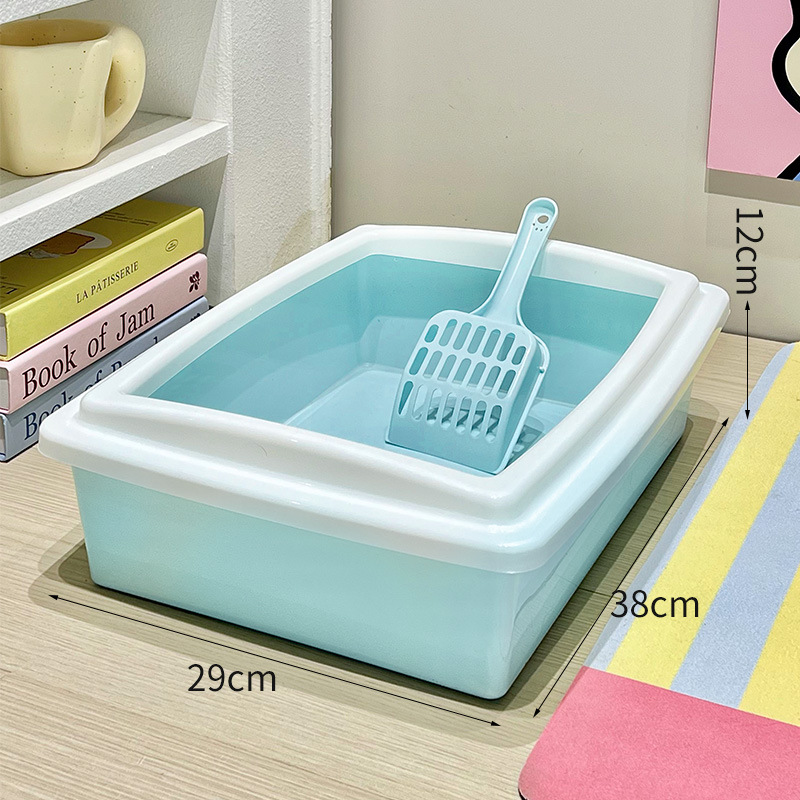 Blue Litter Box with Cover