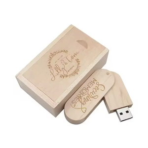 Оптовая продажа, деревянный поворотный 2,0, 4 ГБ, 8 ГБ, 16 ГБ, USB флэш-накопитель с пользовательским логотипом, 3,0 32 ГБ, 128 ГБ, флешка для рекламных подарков, 64 ГБ - Product Image 6