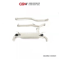 Adhésif pour silencieux d'échappement électrique, Performance, avec vannes électriques, pour BMW 740i B740Li B58 3.0T, fabrication en chine, livraison gratuite