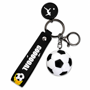 <span class=keywords><strong>Porte</strong></span>-clés en métal <span class=keywords><strong>personnalisé</strong></span> de qualité supérieure, design de ballon de sport 3D, <span class=keywords><strong>porte</strong></span>-clés durable en alliage de zinc pour les fans de football, de basketball et de baseball, cadeaux - Product Image 1