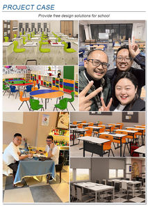 Table d'enfant colorée de professeur de café avec des chaises Tables et chaises de salle de classe de meubles de <span class=keywords><strong>maternelle</strong></span> pour l'école <span class=keywords><strong>maternelle</strong></span> - Product Image 6