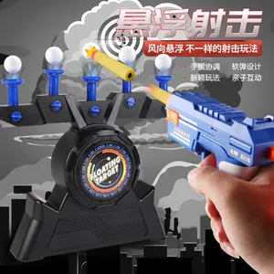 wholesale New Floating Shooting Machine Boy Soft Bullet Dart gun toy hover shot game set