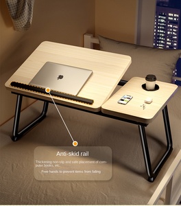 <span class=keywords><strong>Escritorio</strong></span> Metálico Plegable, Ajustable y Convertible para Oficina, Dormitorio de Estudiantes, <span class=keywords><strong>Escritorio</strong></span> para Escribir, Origen China - Product Image 3